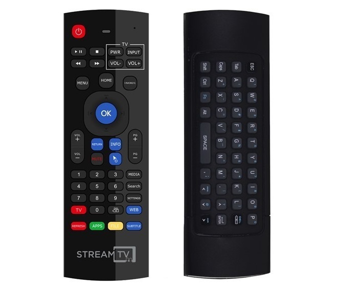 StreamTV Keyboard Remote