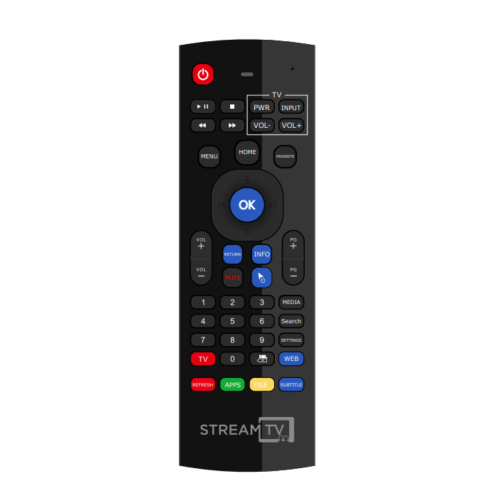 StreamTV Remote Control Image 1